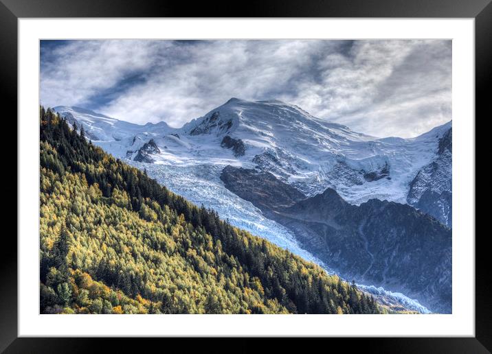 Mont Blanc Framed Mounted Print by David Pyatt