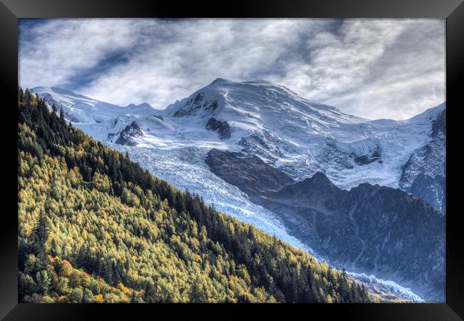 Mont Blanc Framed Print by David Pyatt