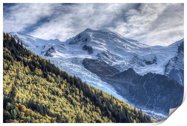Mont Blanc Print by David Pyatt