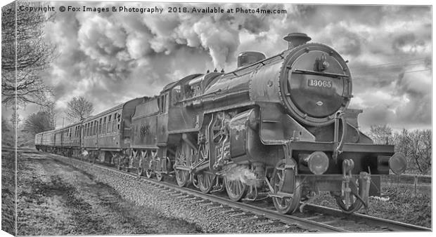 East lancs railway 13065 Canvas Print by Derrick Fox Lomax