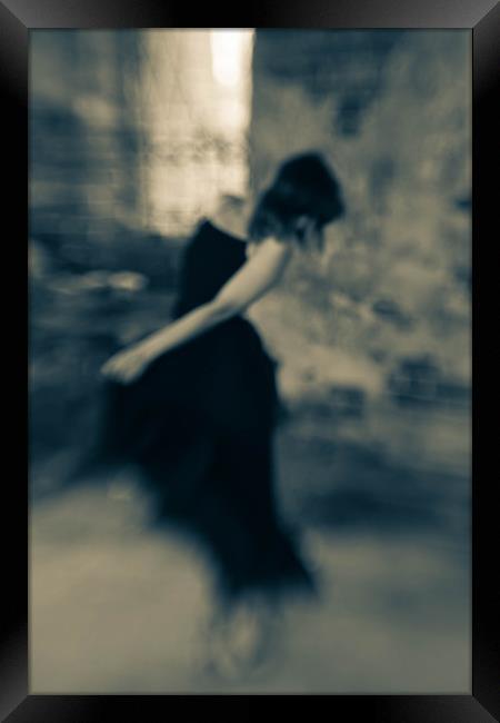 Dancing woman Framed Print by Larisa Siverina