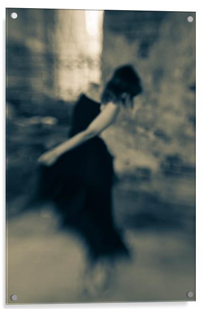 Dancing woman Acrylic by Larisa Siverina