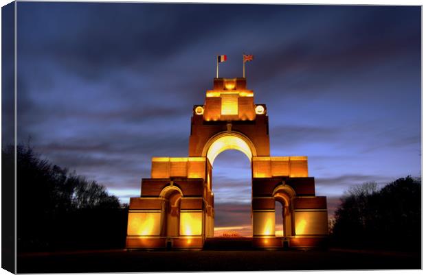 Thiepval Monument monument to the missing WW1 72,3 Canvas Print by Nick Keown