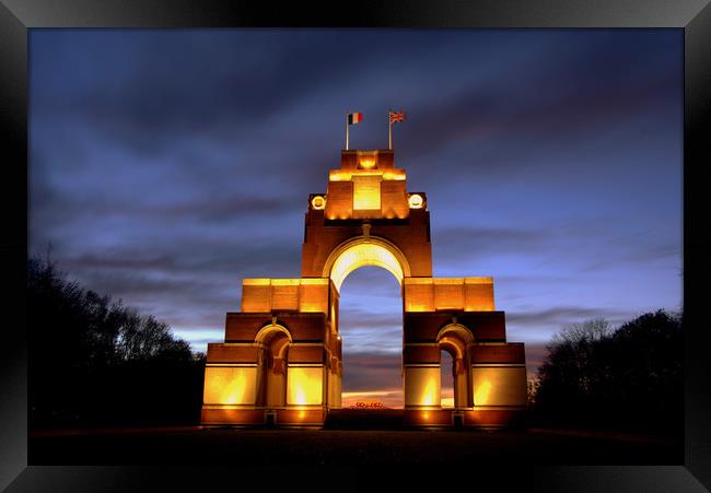 Thiepval Monument monument to the missing WW1 72,3 Framed Print by Nick Keown