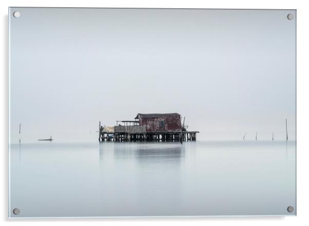 Derelict Fishing Hut Acrylic by Jenni Alexander