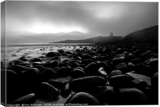 The Castle on the Hill Canvas Print by Kev Alderson