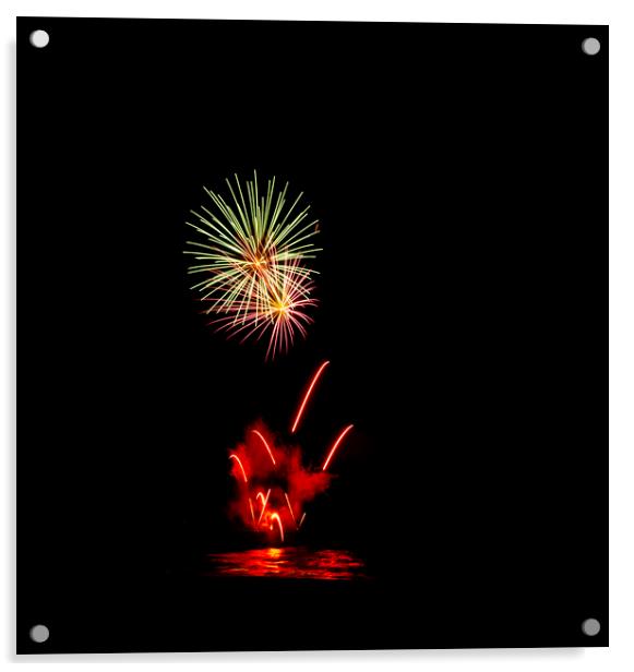 The Firework Acrylic by Kev Alderson