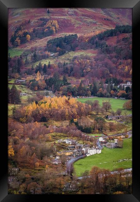 Patterdale in Autumn  Framed Print by Mark S Rosser
