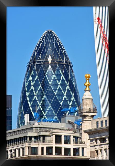 The Iconic Gherkin Framed Print by Andy Evans Photos