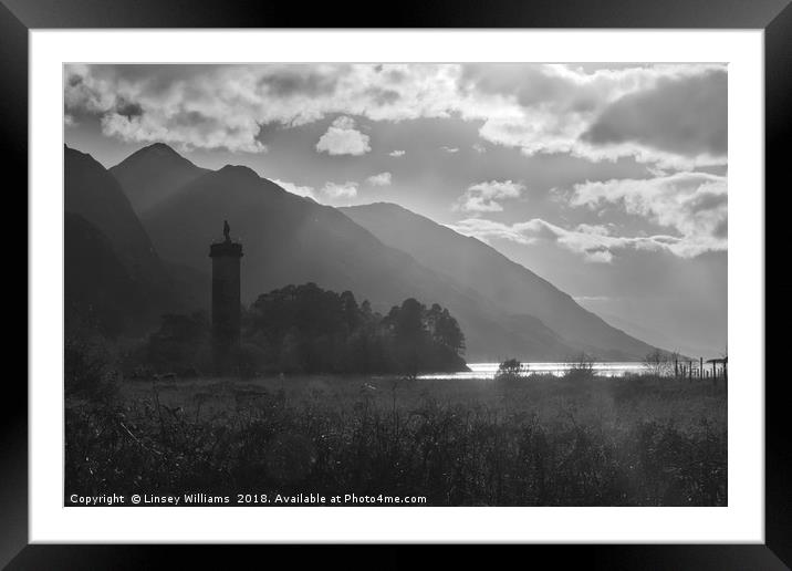 Glenfinnan, Scotland Framed Mounted Print by Linsey Williams