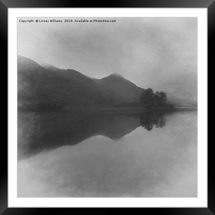 Loch Leven, Scotland Framed Mounted Print by Linsey Williams