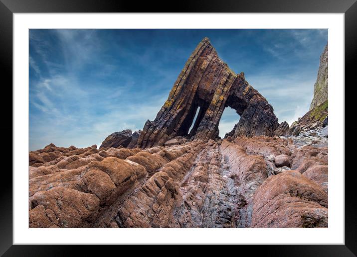 Blackchurch Rock -  Devon Framed Mounted Print by Eddie John
