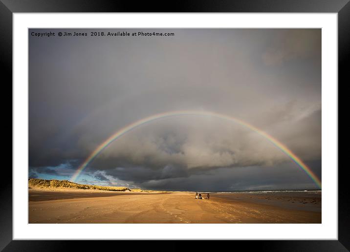 Somewhere under the rainbow! Framed Mounted Print by Jim Jones