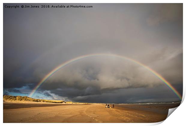 Somewhere under the rainbow! Print by Jim Jones