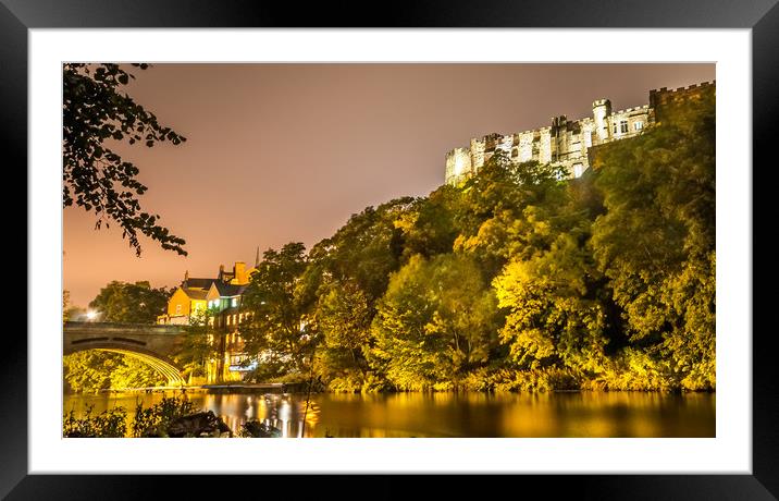 Night by the River Framed Mounted Print by Naylor's Photography