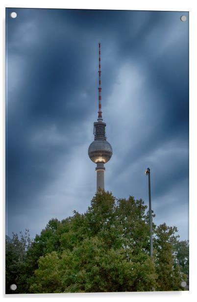 Tv tower Acrylic by sean clifford