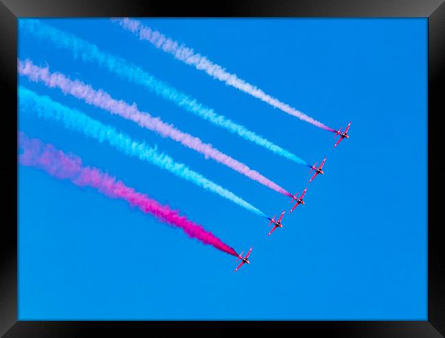 red 5 Framed Print by sean clifford