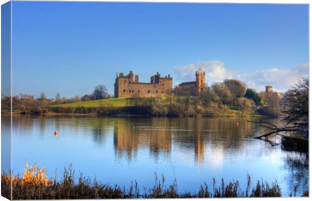 Linlithgow Loch View Canvas Print by Tom Gomez