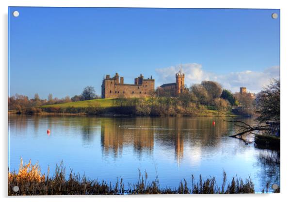 Linlithgow Loch View Acrylic by Tom Gomez