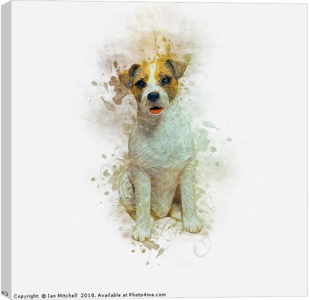 Jack Russell Canvas Print by Ian Mitchell