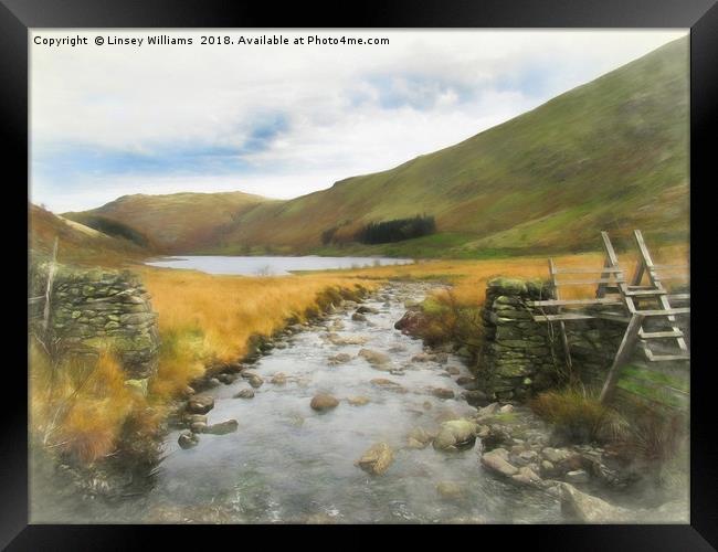Hawesater, Cumbria Framed Print by Linsey Williams