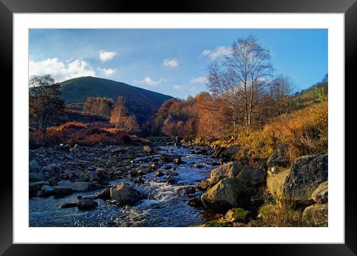 River Ashop & The Wicken                     Framed Mounted Print by Darren Galpin