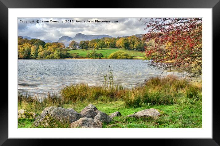 Loughrigg Tarn Views Framed Mounted Print by Jason Connolly