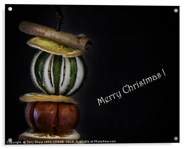 SEASON'S GREETINGS ! Acrylic by Tony Sharp LRPS CPAGB