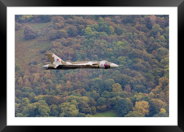 Vulcan Flypast at Ambleside Framed Mounted Print by Roger Green