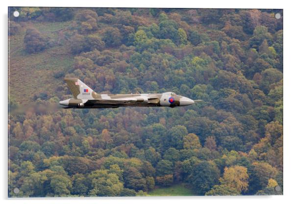 Vulcan Flypast at Ambleside Acrylic by Roger Green
