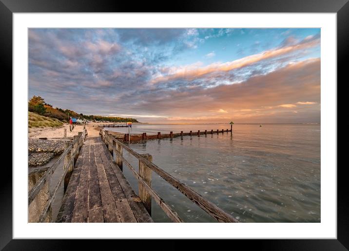 Colours of sunrise - Wells-next-the-Sea  Framed Mounted Print by Gary Pearson