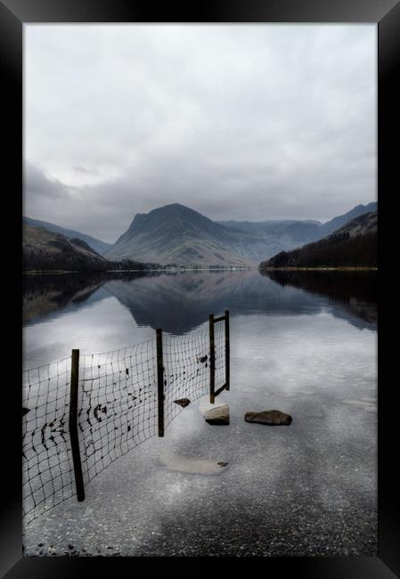 Buttermere Reflections Framed Print by Sarah Couzens