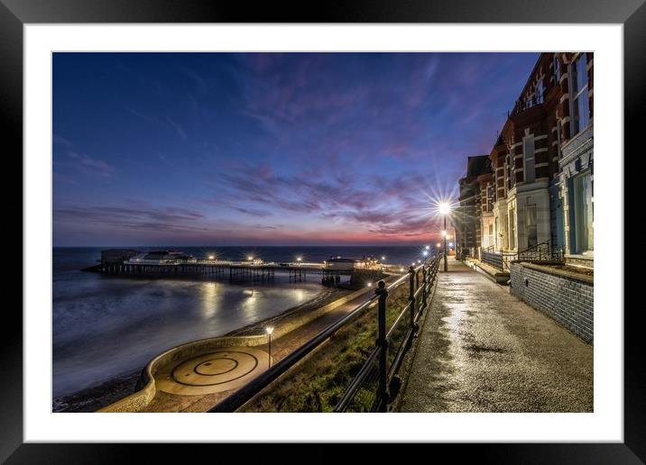 First colour of sunrise at Cromer  Framed Mounted Print by Gary Pearson