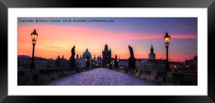 Prague morning light Framed Mounted Print by Danny Cannon