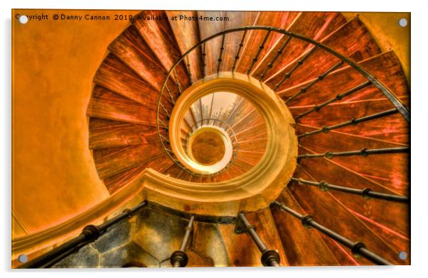 Staircase Acrylic by Danny Cannon