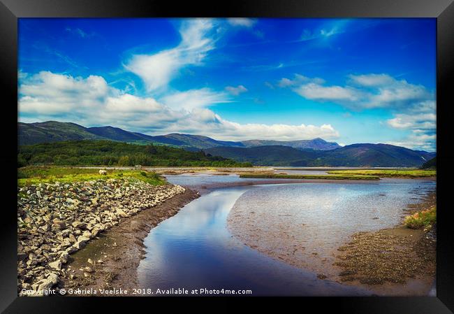 Mawddach Estuary Framed Print by Gabriela Voelske