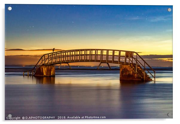 Heron Bridge Acrylic by D.APHOTOGRAPHY 