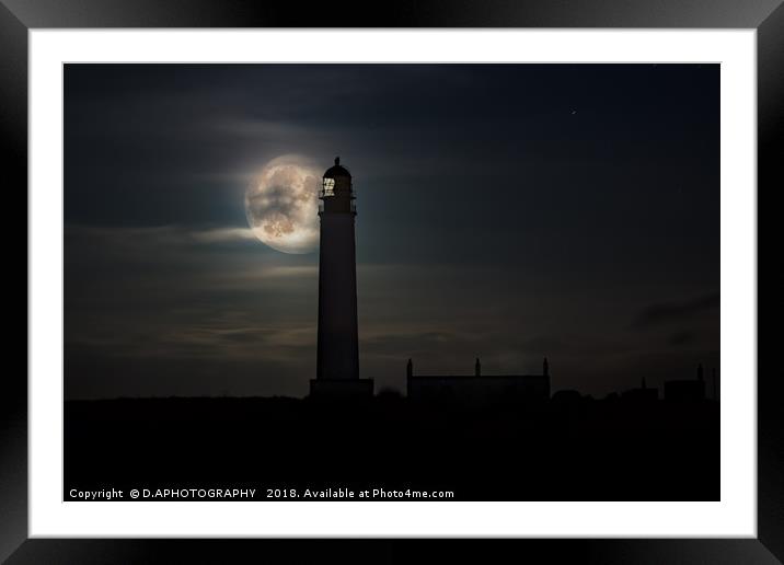 The rising of the moon  Framed Mounted Print by D.APHOTOGRAPHY 