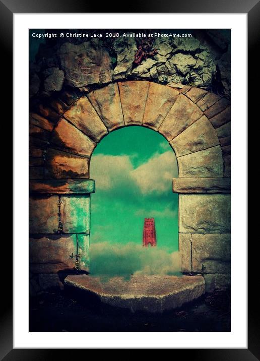 Journey To Avalon Framed Mounted Print by Christine Lake