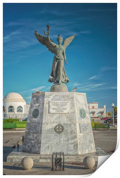 Rhodes Statue of Victory Print by Antony McAulay