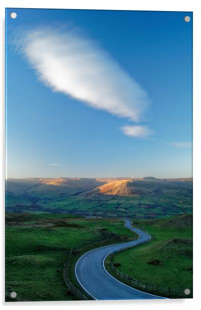 Long and Winding Road To Edale                   Acrylic by Darren Galpin