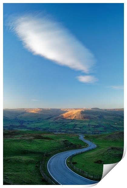 Long and Winding Road To Edale                   Print by Darren Galpin