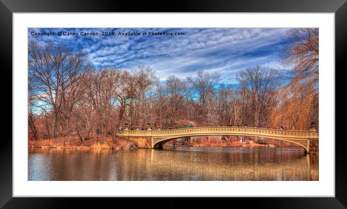 Bow bridge Framed Mounted Print by Danny Cannon