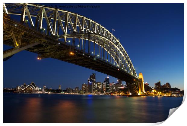 Sydney Harbour Bridge Print by Danny Cannon