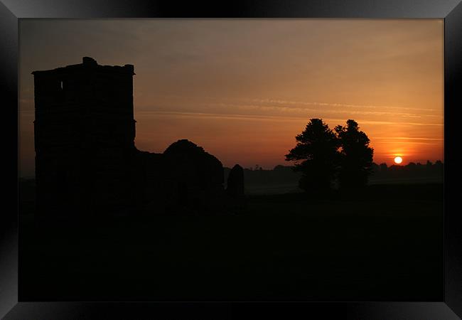 Sunrise in East Dorset Framed Print by Philip Barton