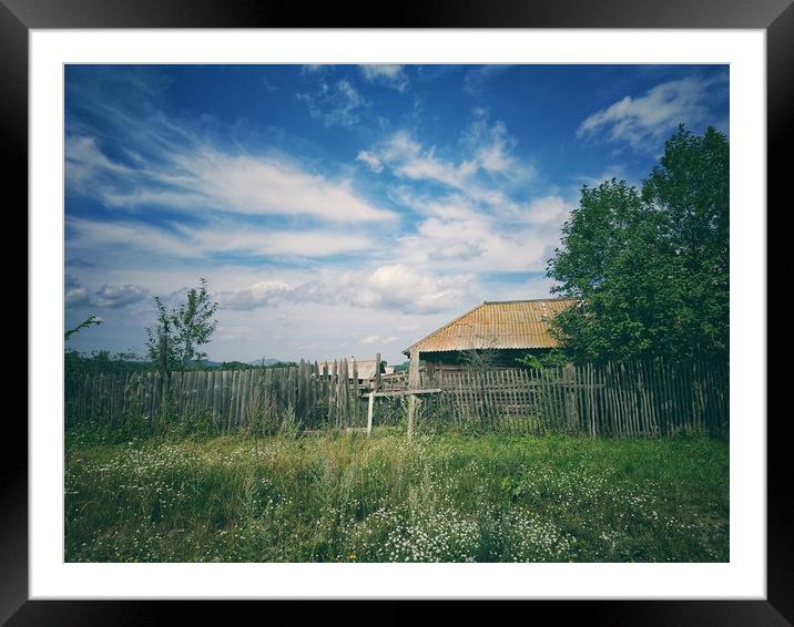  Rural scene Framed Mounted Print by Larisa Siverina