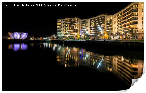 Titanic Reflections Too Print by Peter Lennon