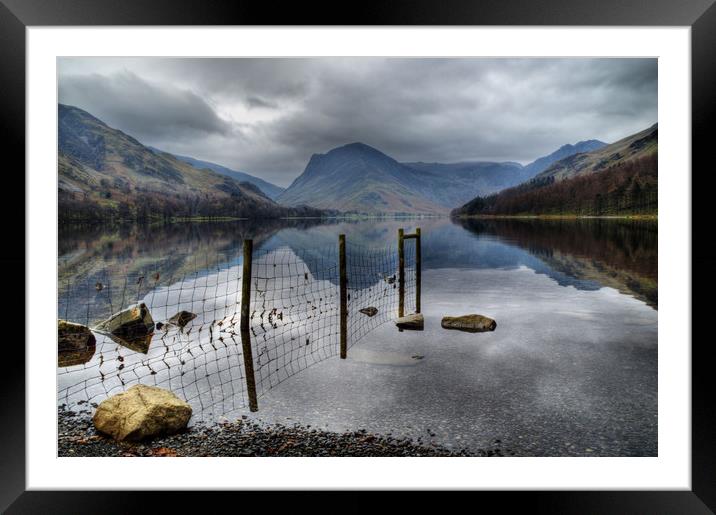 Buttermere Reflections Framed Mounted Print by Sarah Couzens