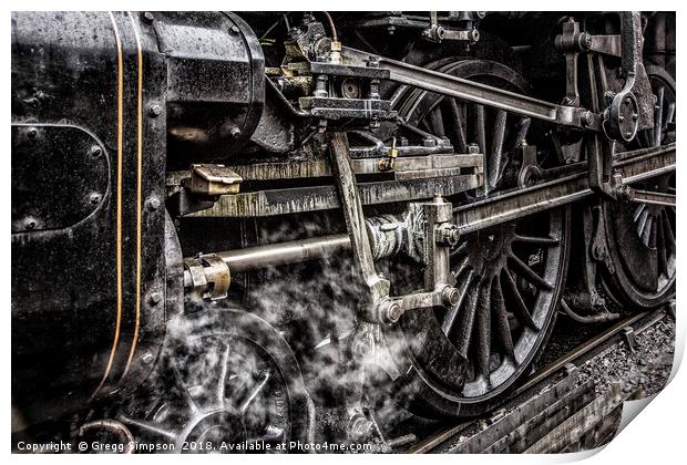 Steam & Grease Print by Gregg Simpson