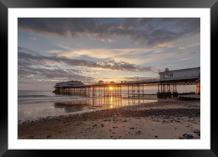 Cromer Pier sunrise Framed Mounted Print by Mark Hawkes